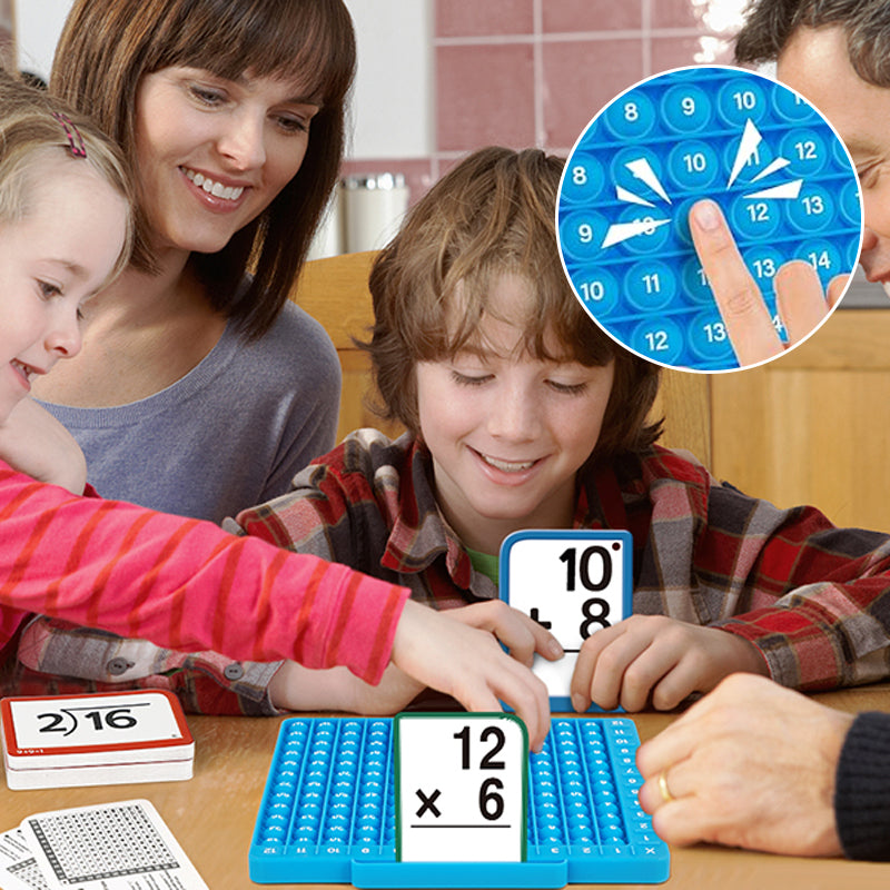Mathe-Flash-Karten und Pop Fidget Chart