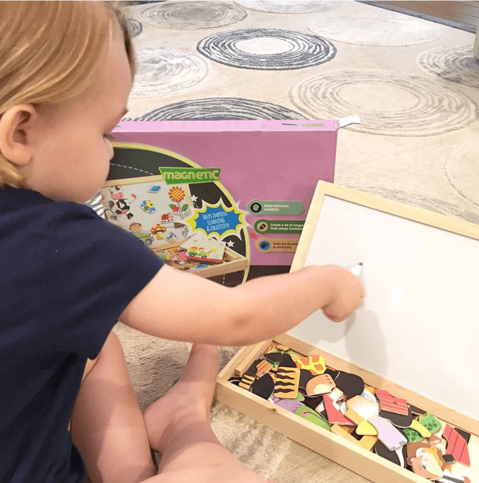 Magnetischer doppelseitiger Zeichentisch für Kinder
