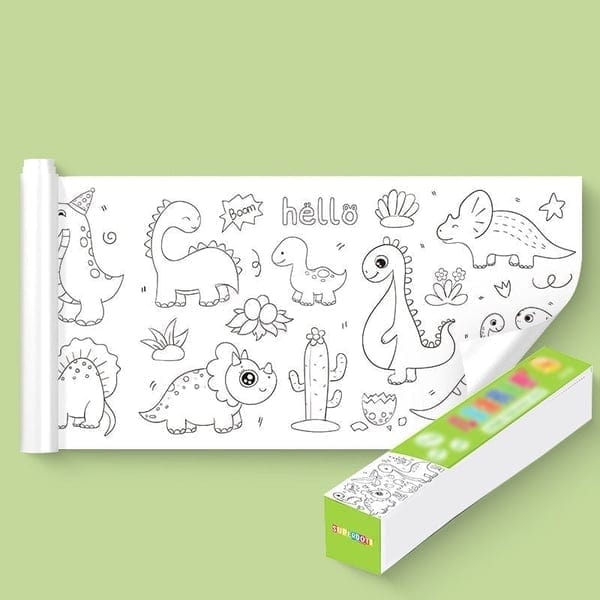 Kinder-Zeichenrolle - Unendlicher Kreativspaß für Kleine Künstler