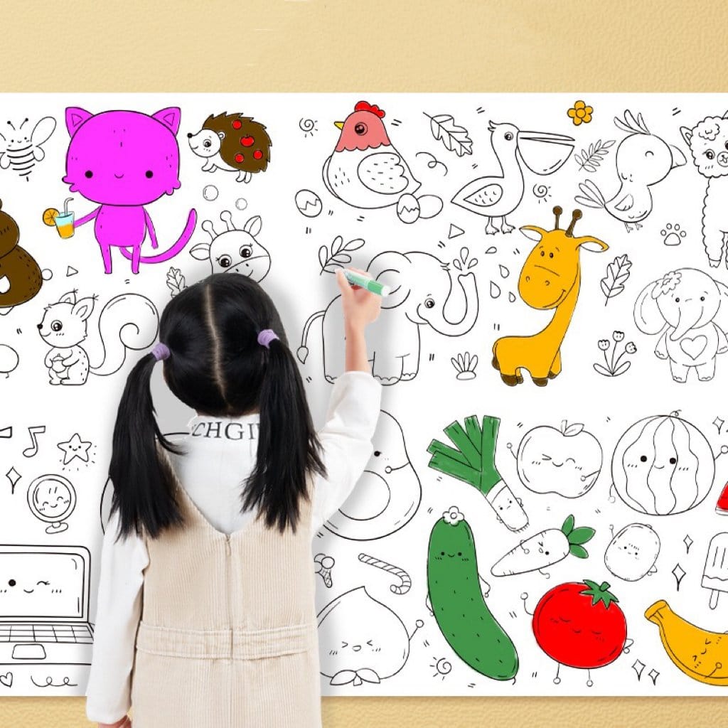 Kinder-Zeichenrolle - Unendlicher Kreativspaß für Kleine Künstler