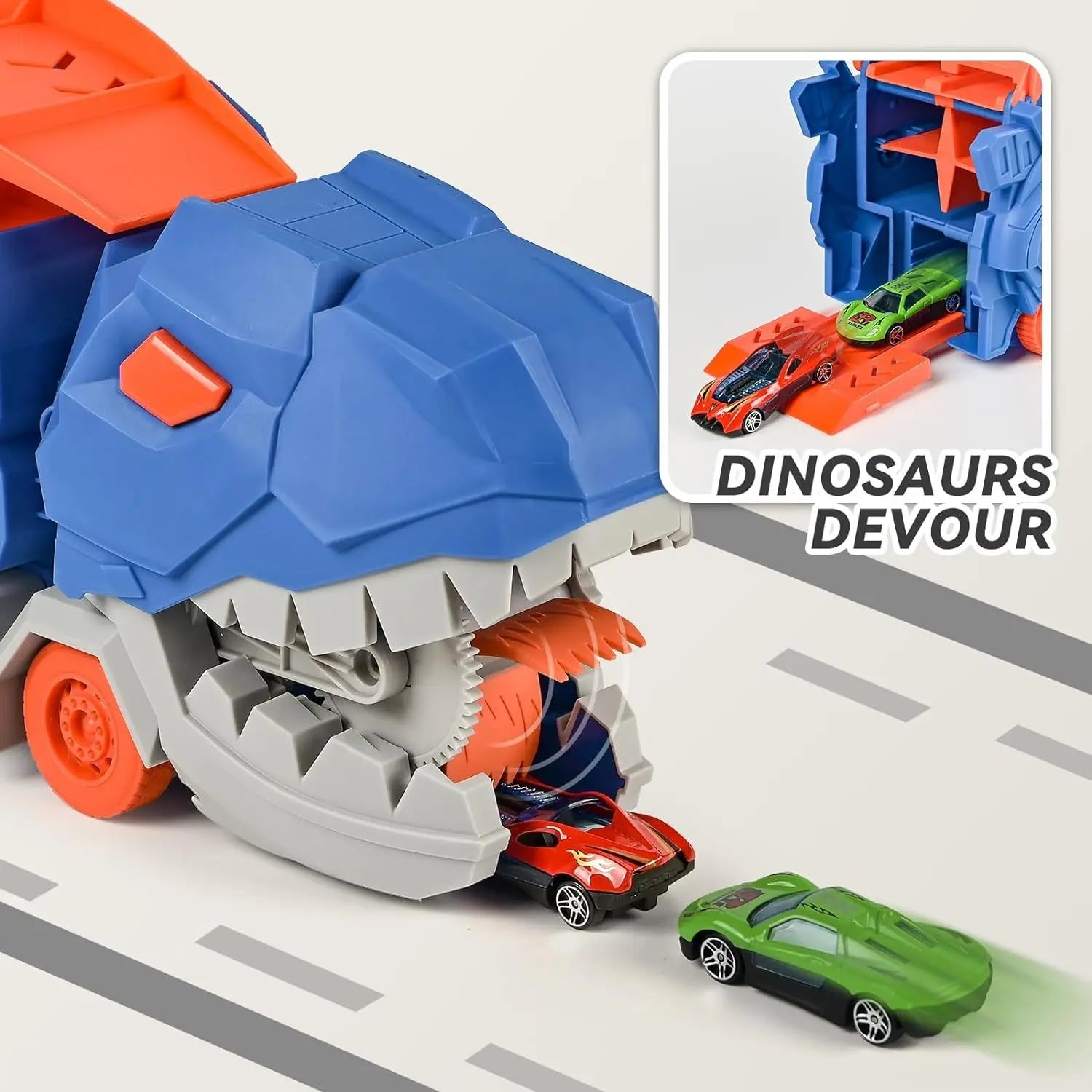 DinoMorph – 4-in-1 Transformer Riesen-Truck & Dino-Spielset | 50% RABATT