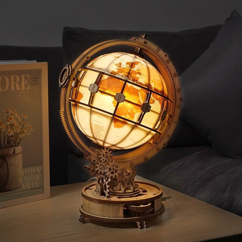 Leuchtender 3D Globus Puzzle-Lampe