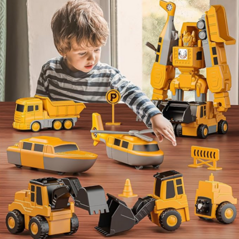 Magnetix Bauwelt  | Kreatives Magnetspielzeug Transformer Roboter