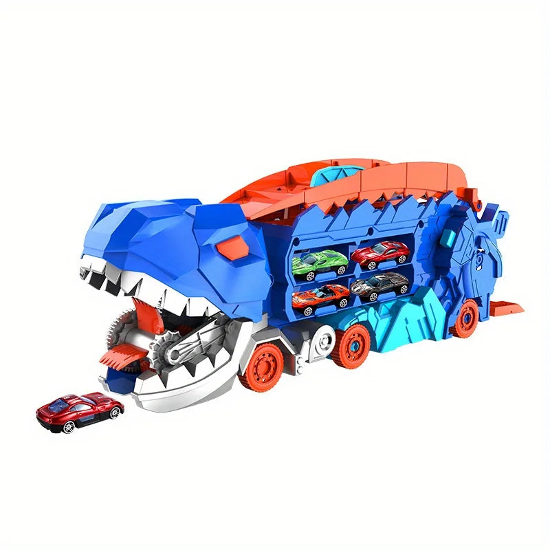 DinoMorph – 4-in-1 Transformer Riesen-Truck & Dino-Spielset | 50% RABATT