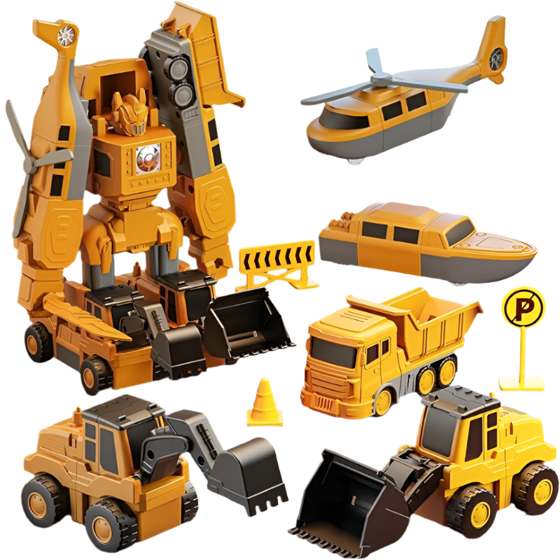 Magnetix Bauwelt  | Kreatives Magnetspielzeug Transformer Roboter