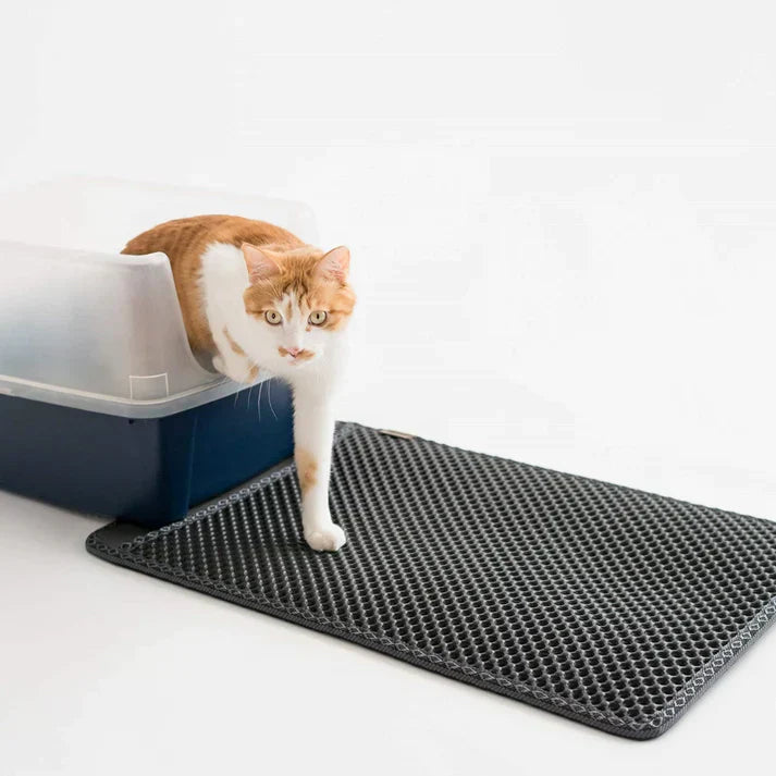 Purrfect Streu-Matte | Katzenstreu-Matte für saubere Böden