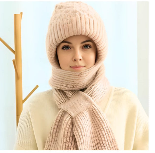WarmStyle - Damenschal und Beanie-Mütze in einem | 1+1 GRATIS