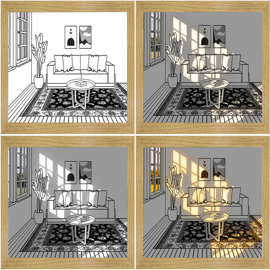 LumiArt - Warm leuchtendes LED-Bild für ein faszinierendes Ambiente | 50% RABATT