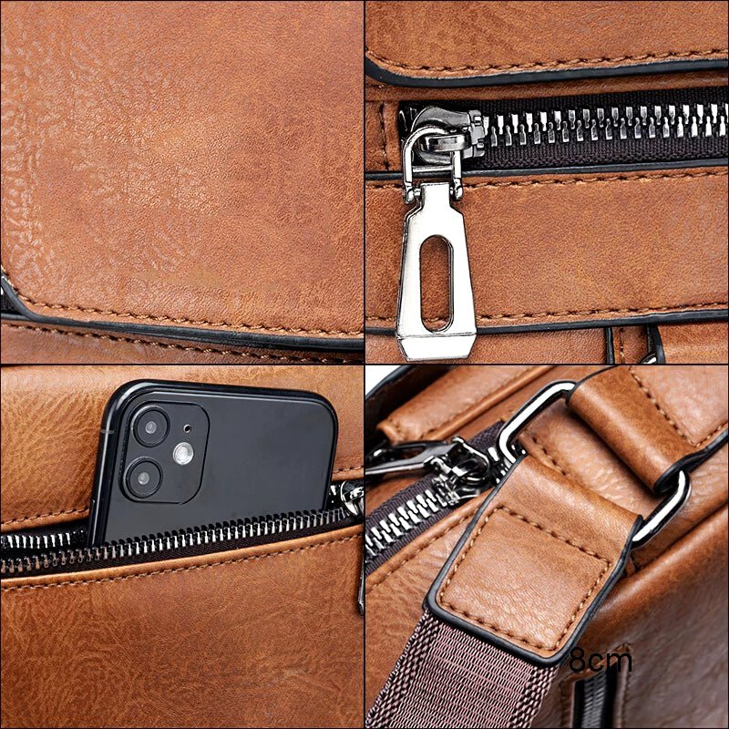 LuxeLeather™ Schoudertas - Modern & Stijlvol