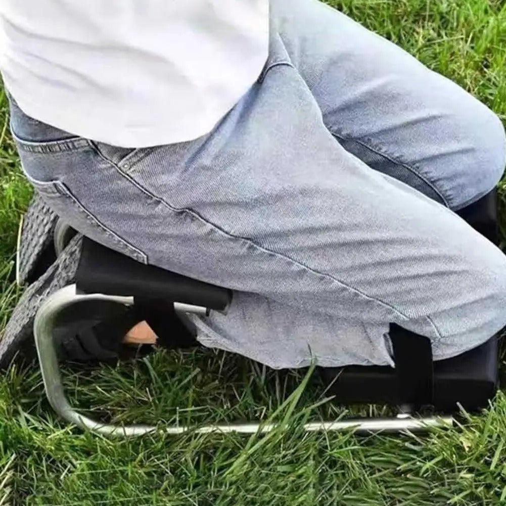 KneeGuard ™ tragbares Gartenknie und Hocker mit verstellbarer Halterung