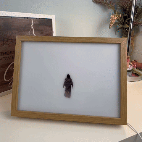 HeiligLicht - Jesus Led 4D Lichtmalerei-christliche Wandkunst | 50% RABATT