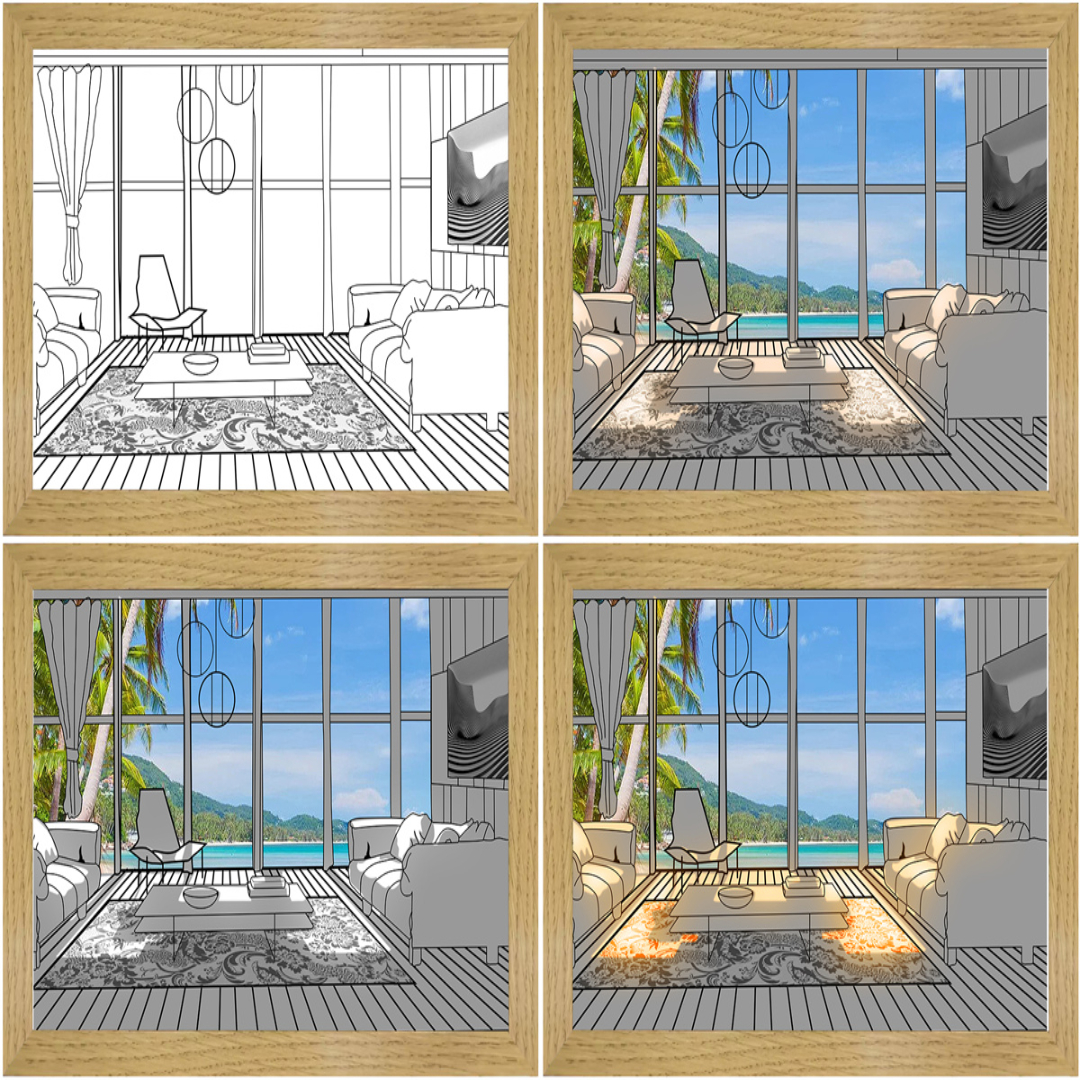 LumiArt - Warm leuchtendes LED-Bild für ein faszinierendes Ambiente | 50% RABATT