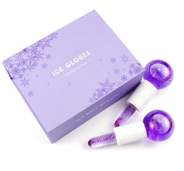 Ice Globes - Gesichtsmassage - Beauty Roller - Strahlende Haut - 2 Stück