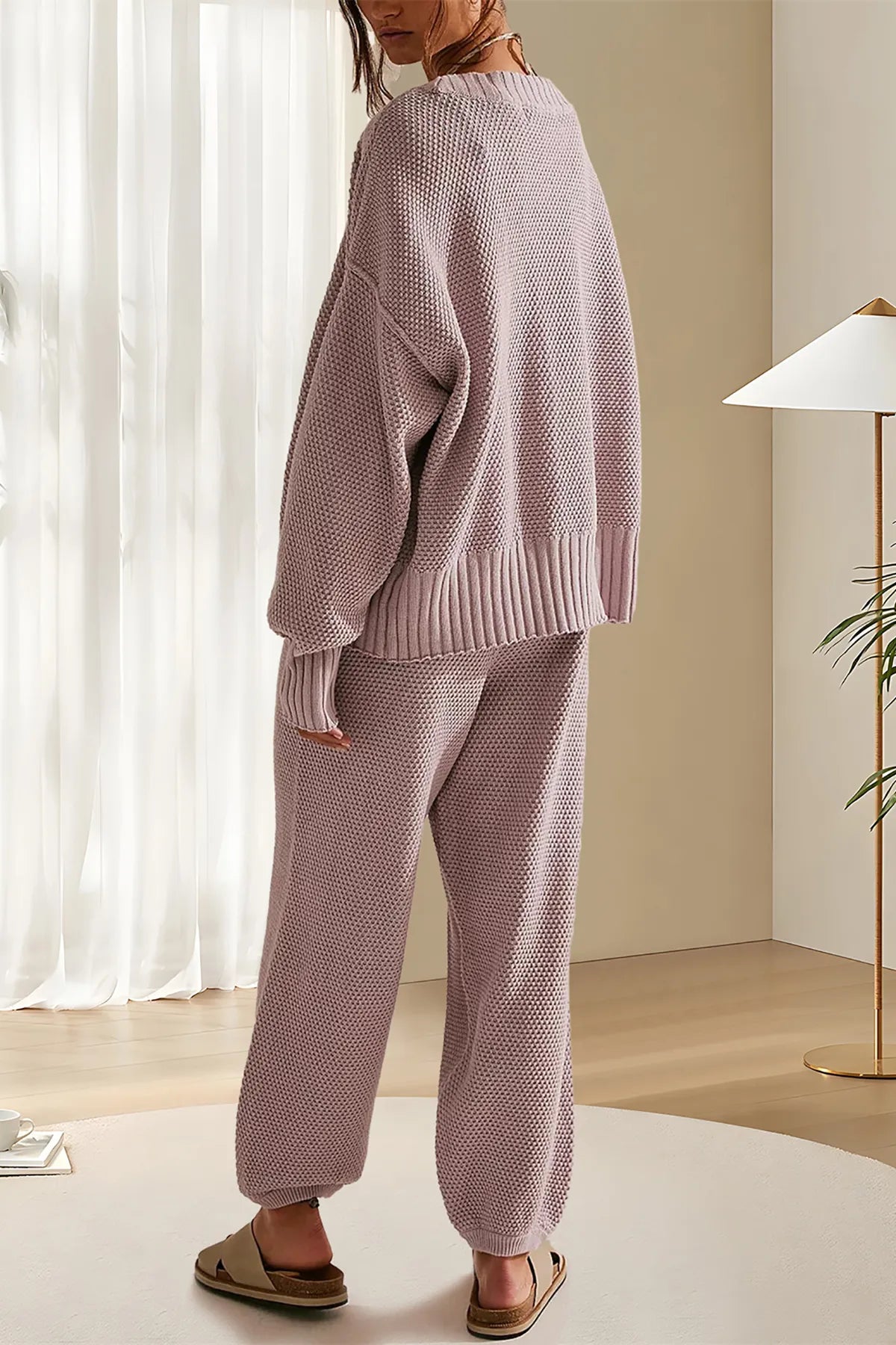 Rosa™ -  Weiches Rippenstrick-Set | 50% RABATT