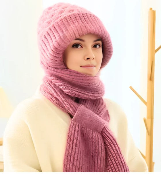 WarmStyle - Damenschal und Beanie-Mütze in einem | 1+1 GRATIS