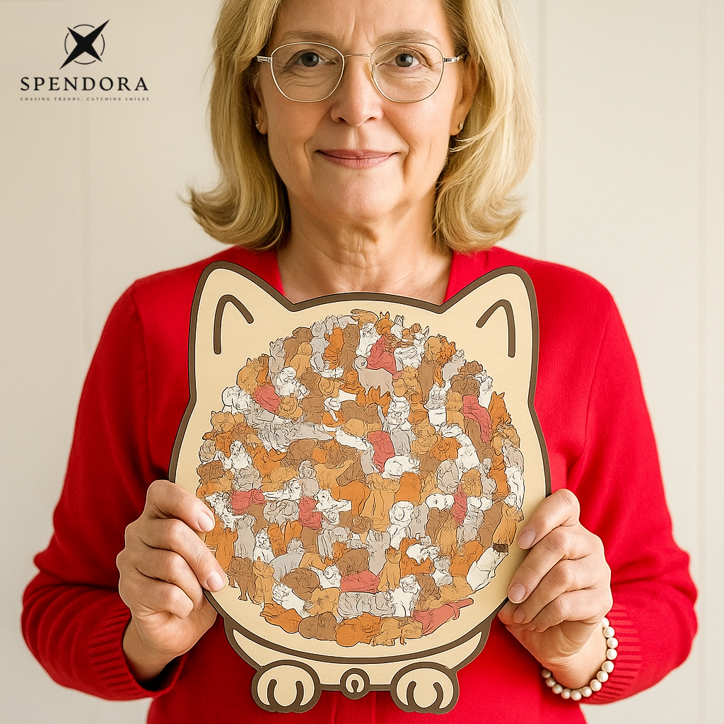 Mila – 135-teiliges Morandi Katzen-Puzzle | 2+1 GRATIS