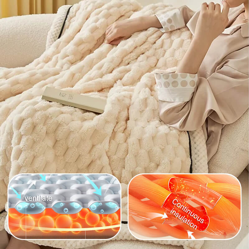 CozyFlannel – Warme dicke Flanell-Decke für Herbst & Winter