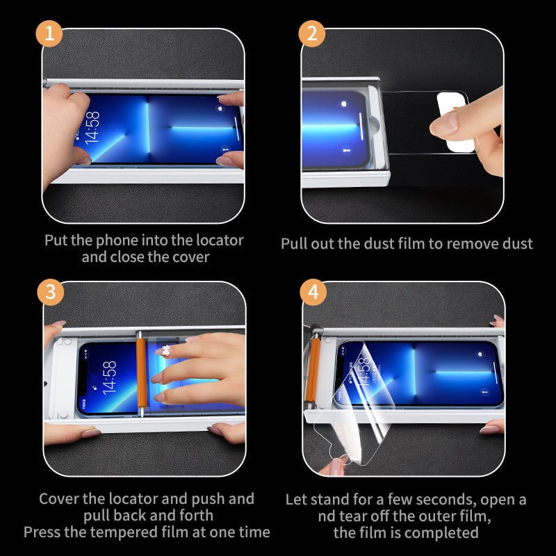 EasyShield - Blasenfreie Displayschutzfolie in nur 3 Sekunden auftragen | 1+1 GRATIS