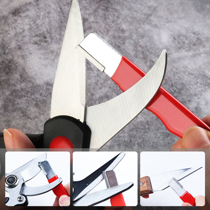 Tragbarer Outdoor-Scheren-Messerschärfer | 1+2 GRATIS