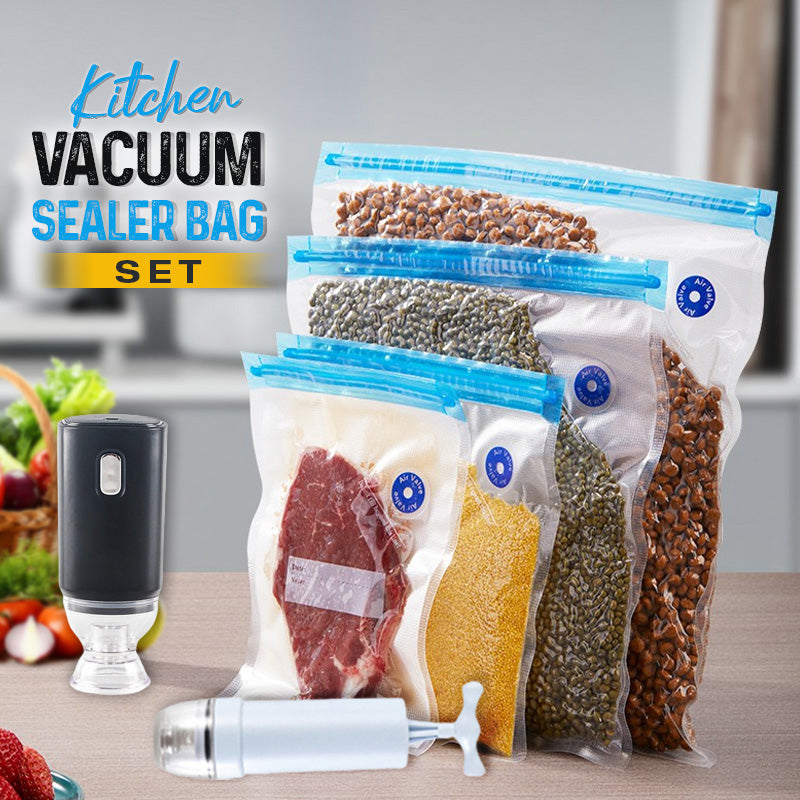 FreshLock™ – Frische bis zu 5× länger – Mit Vakuumbeutel & Pumpe | 50 % Rabatt