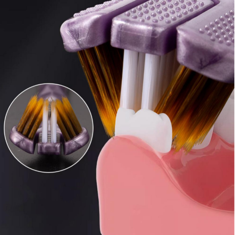 TriBrush™ – Dreikopf-Zahnbürste für 360°-Reinigung