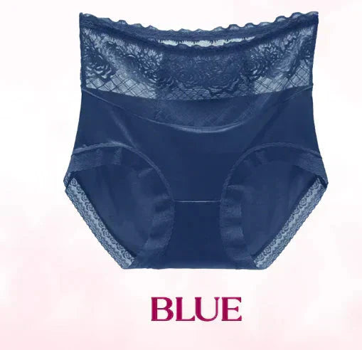 LaceComfort – Damen Spitzen-Slips mit Hohem Bund | 1+1 GRATIS