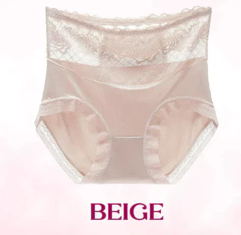 LaceComfort – Damen Spitzen-Slips mit Hohem Bund | 1+1 GRATIS