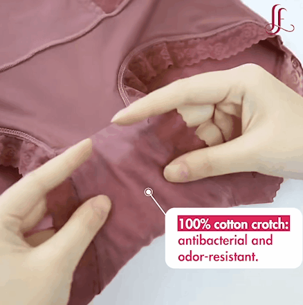 LaceComfort – Damen Spitzen-Slips mit Hohem Bund | 1+1 GRATIS