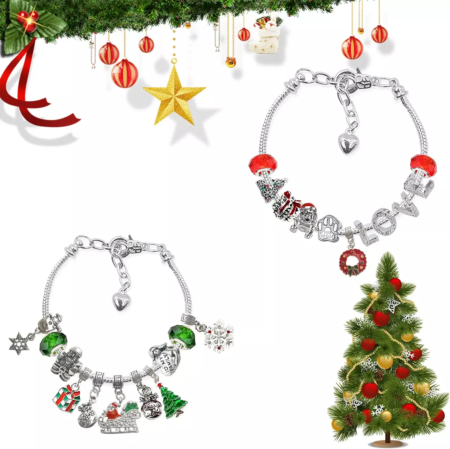 CharmXmas – DIY-Adventskalender-Armband-Set