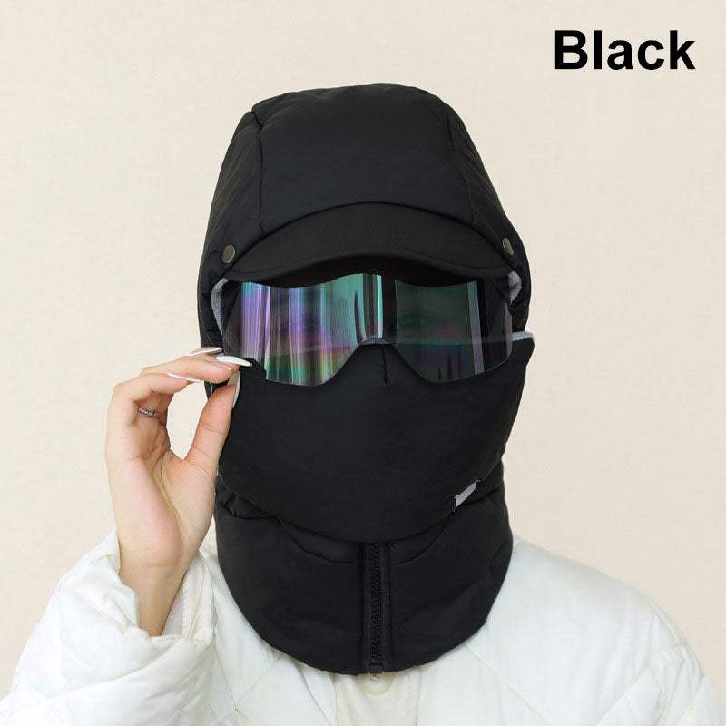 Winddichte, voll abdeckende Outdoor-Reitmaske mit Schutzbrille