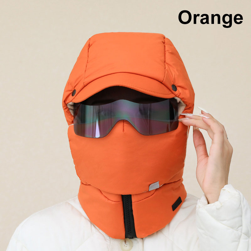Winddichte, voll abdeckende Outdoor-Reitmaske mit Schutzbrille