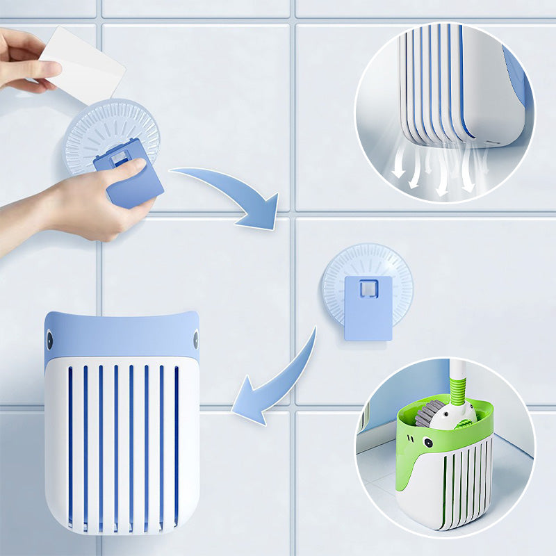 CleanGrip™ – Toilettenbürstenset mit Saugnapf | 50% Rabatt