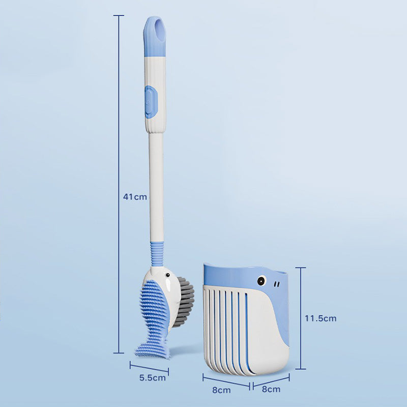 CleanGrip™ – Toilettenbürstenset mit Saugnapf | 50% Rabatt