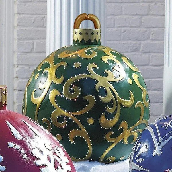GlowSphere – Outdoor Weihnachts-PVC-Aufblasbare Dekokugel