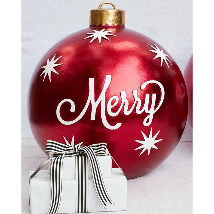 GlowSphere – Outdoor Weihnachts-PVC-Aufblasbare Dekokugel