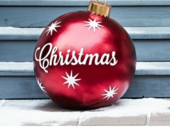 GlowSphere – Outdoor Weihnachts-PVC-Aufblasbare Dekokugel