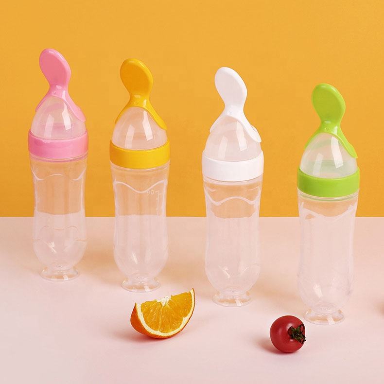 Zusammendrückbare Baby-Löffelflasche (3 Stück)
