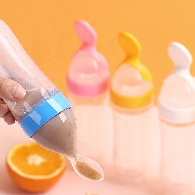 Zusammendrückbare Baby-Löffelflasche (3 Stück)