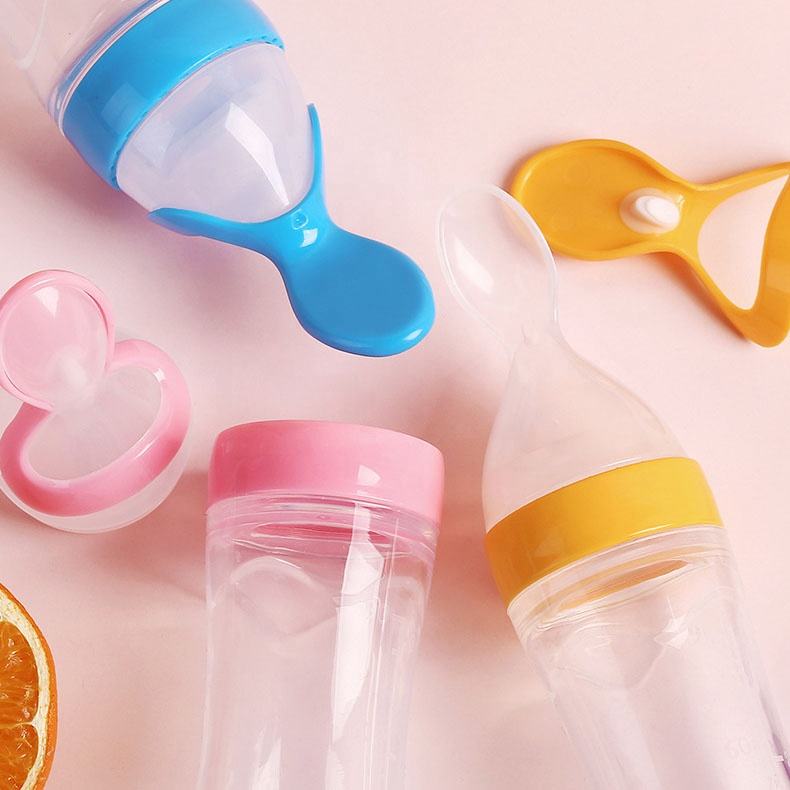 Zusammendrückbare Baby-Löffelflasche (3 Stück)