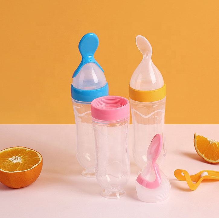 Zusammendrückbare Baby-Löffelflasche (3 Stück)