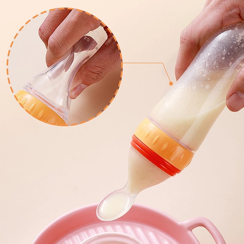 Zusammendrückbare Baby-Löffelflasche (3 Stück)
