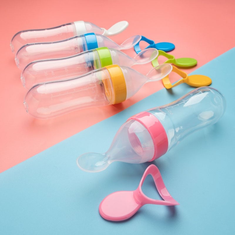 Zusammendrückbare Baby-Löffelflasche (3 Stück)