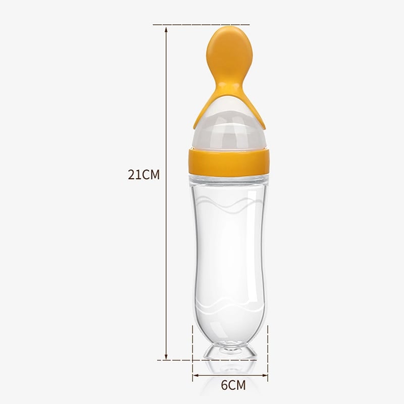 Zusammendrückbare Baby-Löffelflasche (3 Stück)