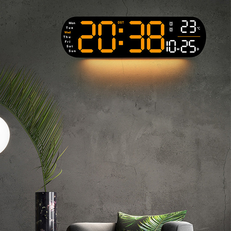 SmartTime LED-Wanduhr – Zeit, Datum & Temperatur auf einen Blick | 50% Rabatt!