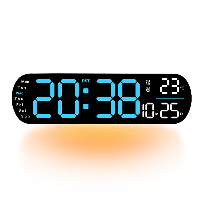 SmartTime LED-Wanduhr – Zeit, Datum & Temperatur auf einen Blick | 50% Rabatt!