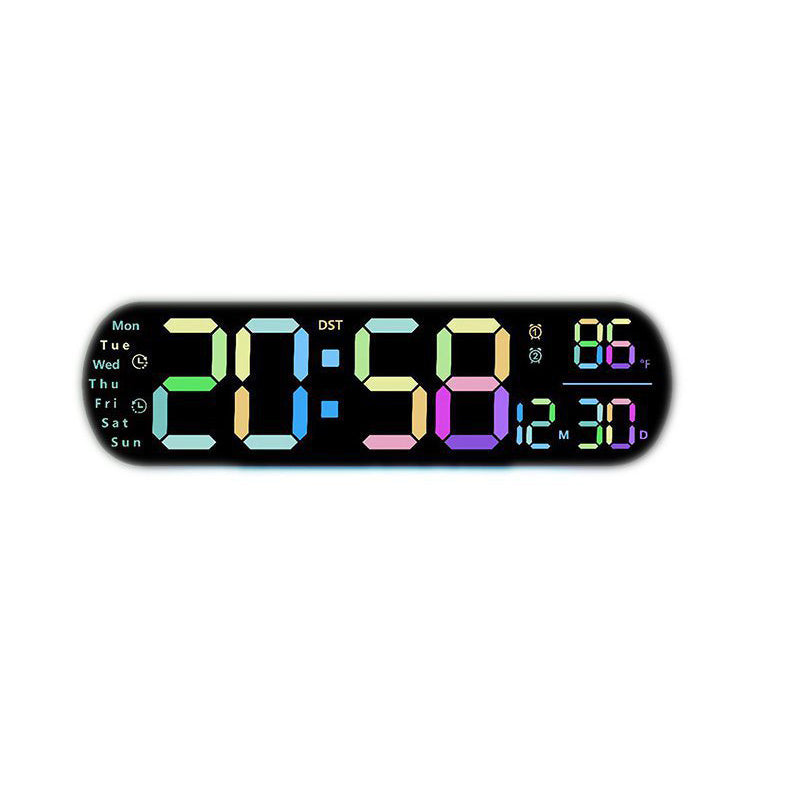 SmartTime LED-Wanduhr – Zeit, Datum & Temperatur auf einen Blick | 50% Rabatt!