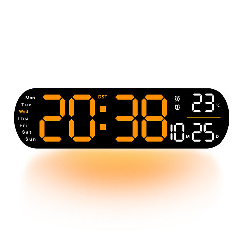 SmartTime LED-Wanduhr – Zeit, Datum & Temperatur auf einen Blick | 50% Rabatt!