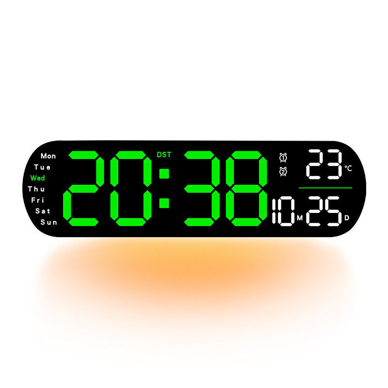 SmartTime LED-Wanduhr – Zeit, Datum & Temperatur auf einen Blick | 50% Rabatt!