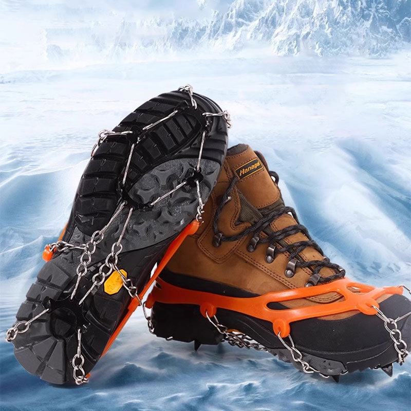 Rutschfeste Outdoor-Steigeisen für Wanderstiefel und -schuhe