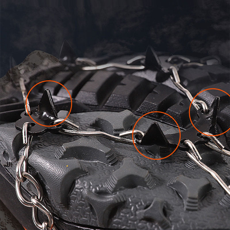 Rutschfeste Outdoor-Steigeisen für Wanderstiefel und -schuhe